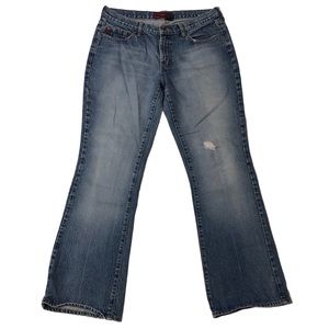 Arizona jeans medium wash mid-rise boot cut size 11